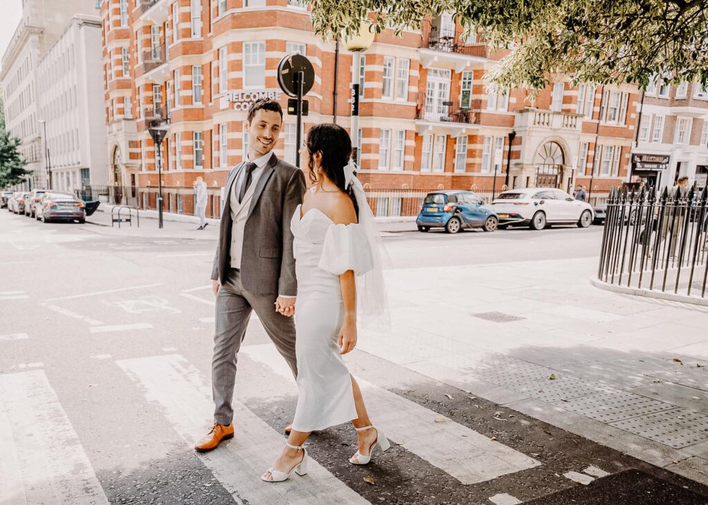 Documentary wedding photographer in London 