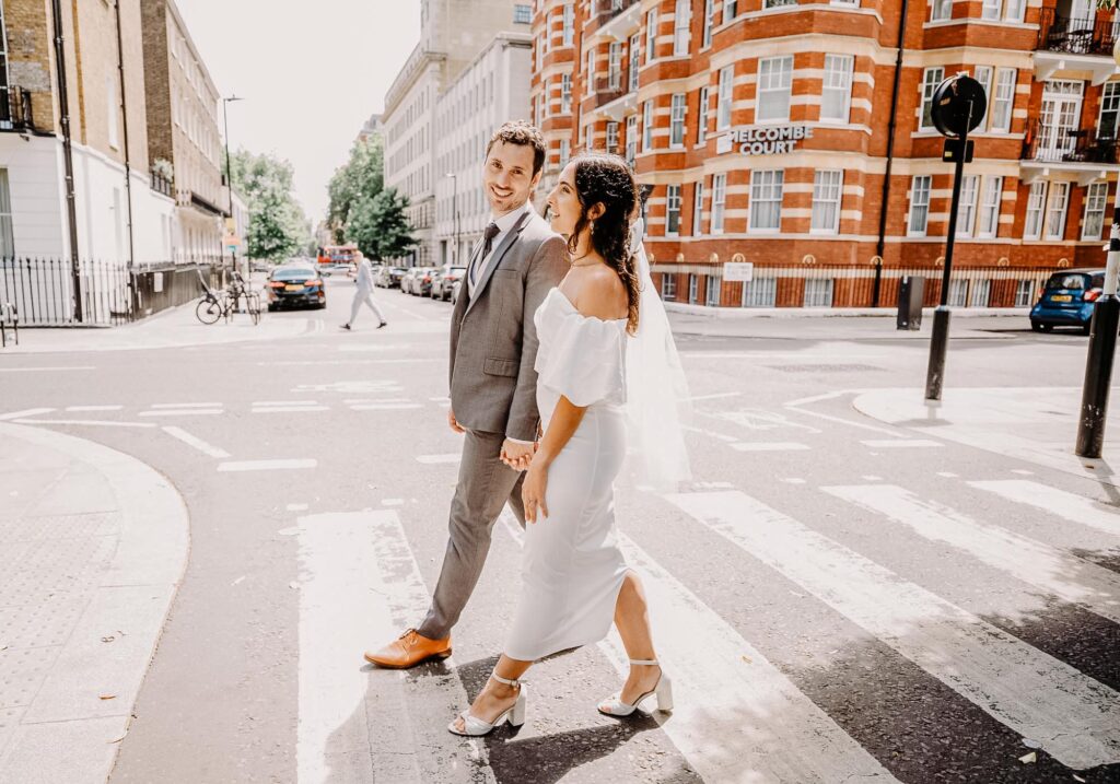 Documentary wedding photographer in London 